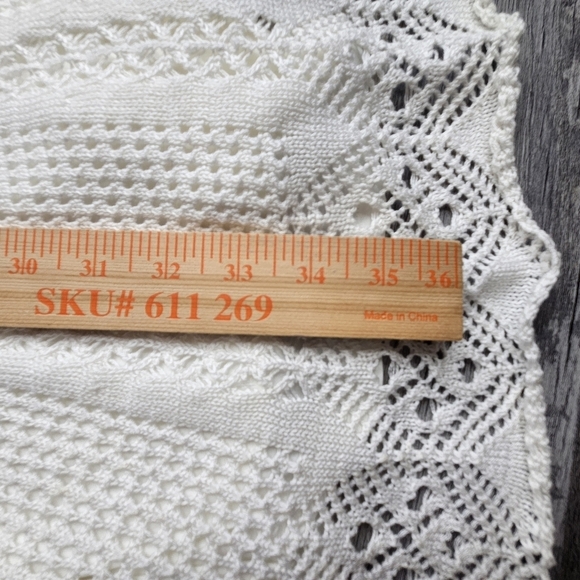 Polo Ralph Lauren 100% Cotton A-Line White Dress Large Slip Lined - Picture 13 of 13